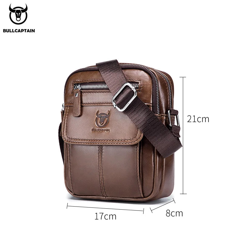 Bolsa Masculina De Couro Legítimo - Bullet