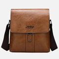 Bolsa Masculina de Couro Jeep Transversal Impermeável - Shoulder Bag